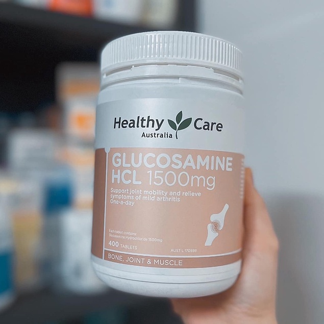 Viên uống bổ xương khớp Healthy Care Glucosamine HCL 1500mg 400 viên