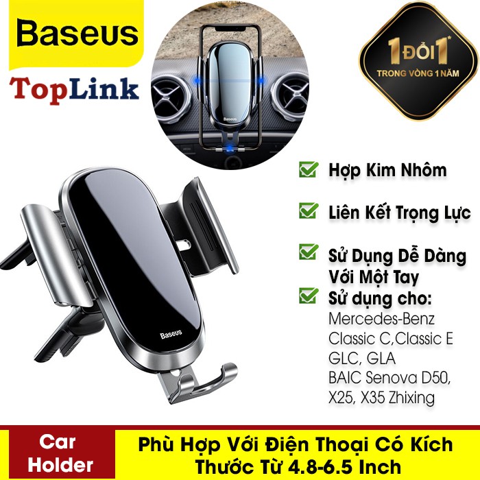 Giá Đỡ Điện Thoại Ô Tô - Phụ Kiện Di Động Trên Xe Hơi Baseus Dùng Cho Điện Thoại 4.8-6.5 Inch | WebRaoVat - webraovat.net.vn