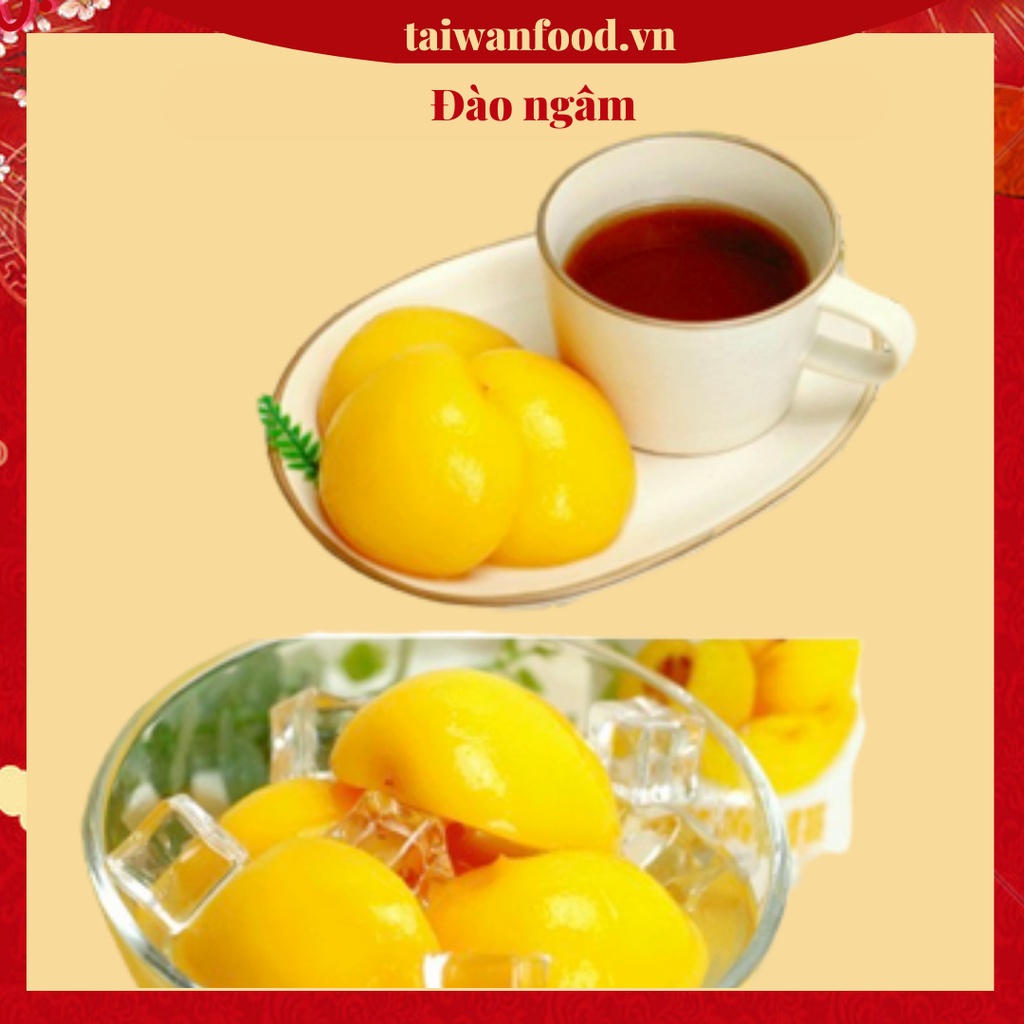 Đào ngâm Hồng Kiều (HongQiao) 425gr/lon