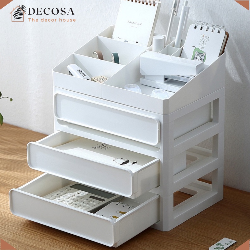 Kệ đựng đồ trang điểm mỹ phẩm để bàn nhiều tầng đa năng DECOSA