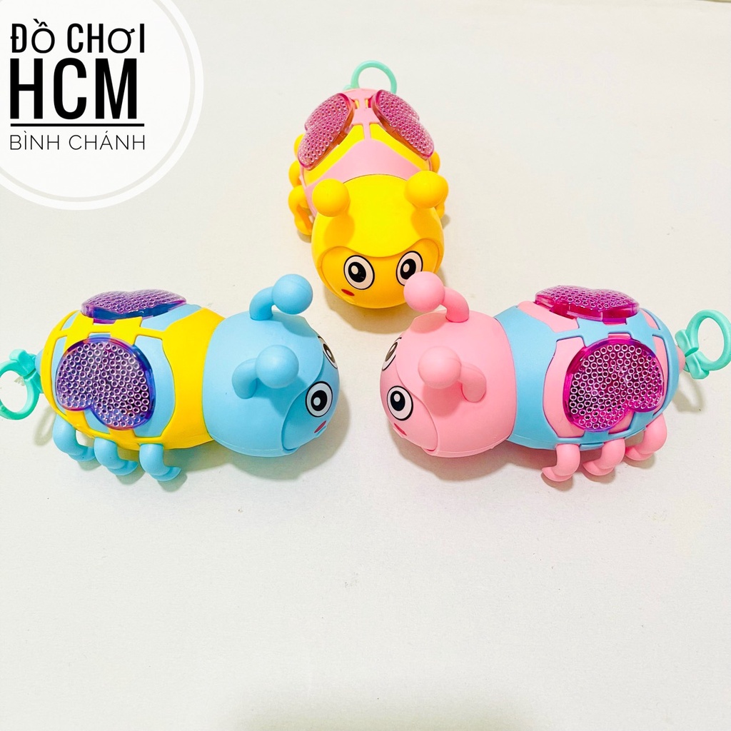 Đồ chơi trẻ em ong rút dây chạy cót sáng đèn rất đẹp dành cho bé thích mô hình xe chạy bằng dây cót