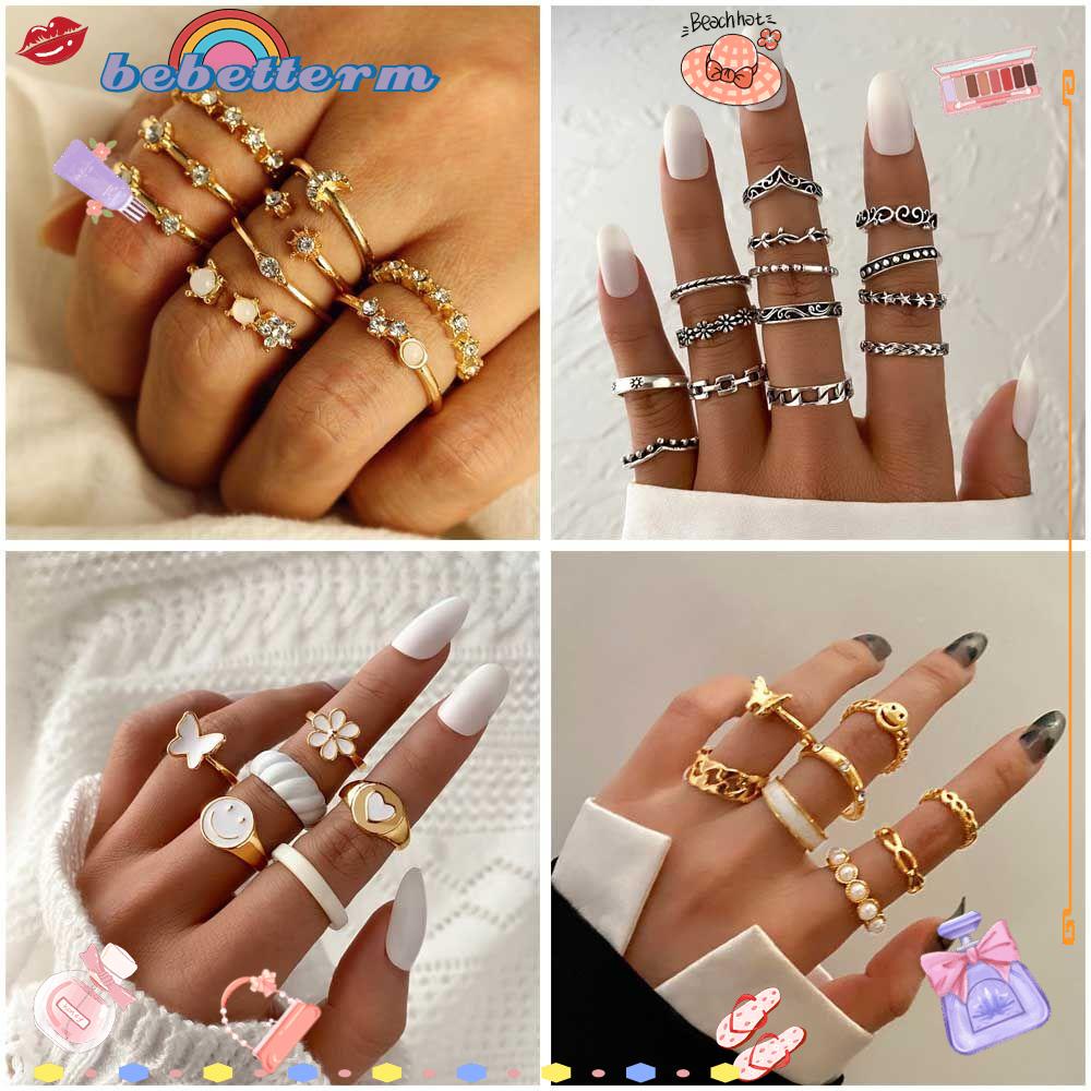 Nhẫn mở dễ thương phong cách Bohemian đơn giản cổ điển