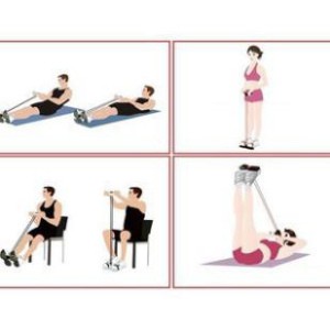 Dụng Cụ Tập Gym, Tập Cơ Bụng Tại Nhà, Kéo Tay Tummy Trimmer