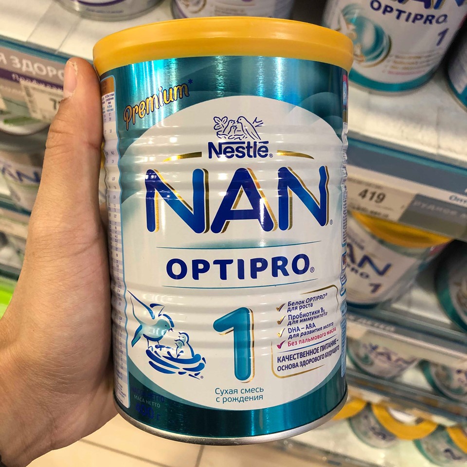 SỮA BỘT NAN OPTIPRO NGA SỐ 1 / 2 / 3 / 4 HỘP 400G