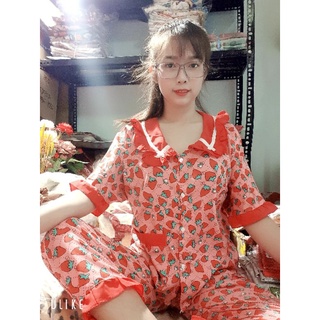 Đồ bộ lụa dâu tiểu thư kèm ảnh thật
