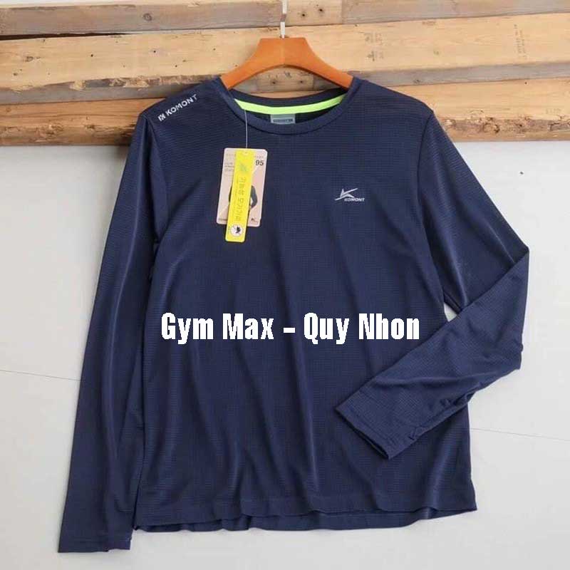 Áo giữ nhiệt nam thể thao gym KoMont thun lưới 4 chiều | BigBuy360 - bigbuy360.vn