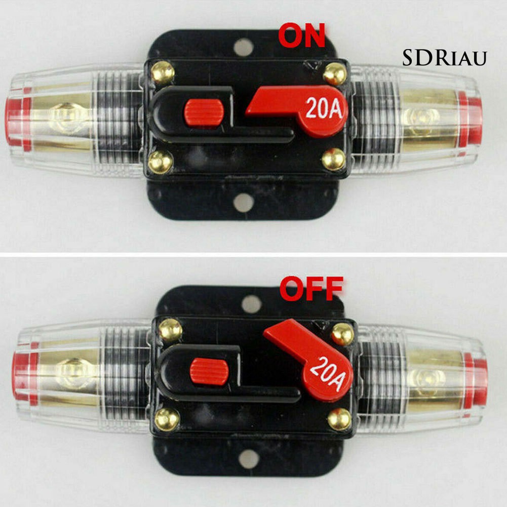 Cầu Chì Tự Động 12v 24v 20-100a Cho Xe Hơi Tiện Dụng