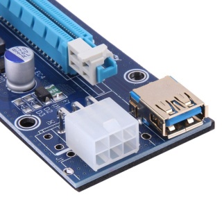 60Cm PCI-E Riser1 X 16X PCI-E USB3.0 009S Adapter Thẻ Cáp Cho Thợ Mỏ BTC (qua sử Dụng) | BigBuy360 - bigbuy360.vn
