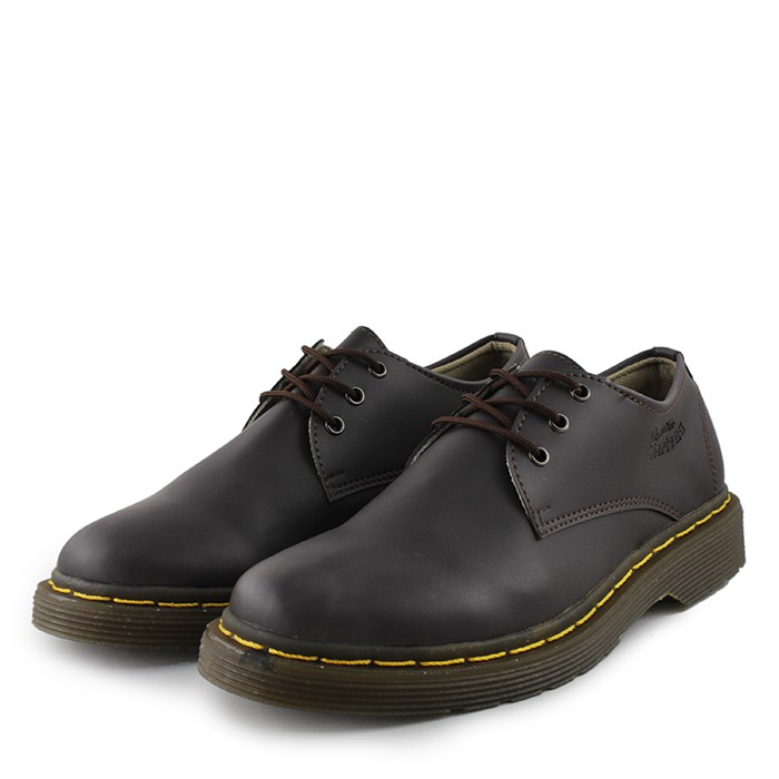 Dr.martens Giày Bốt Da Cổ Thấp Thời Trang Cho Nam Nữ