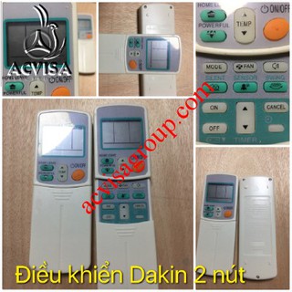 Điều Khiển Điều Hòa Daikin 2 Nút