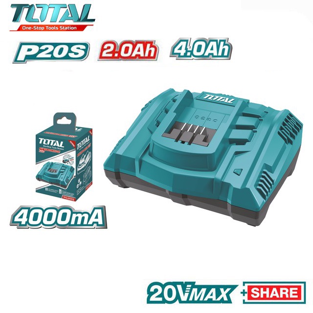 ĐẾ SẠC NHANH THÔNG MINH TOTAL 20V TFCLI2003