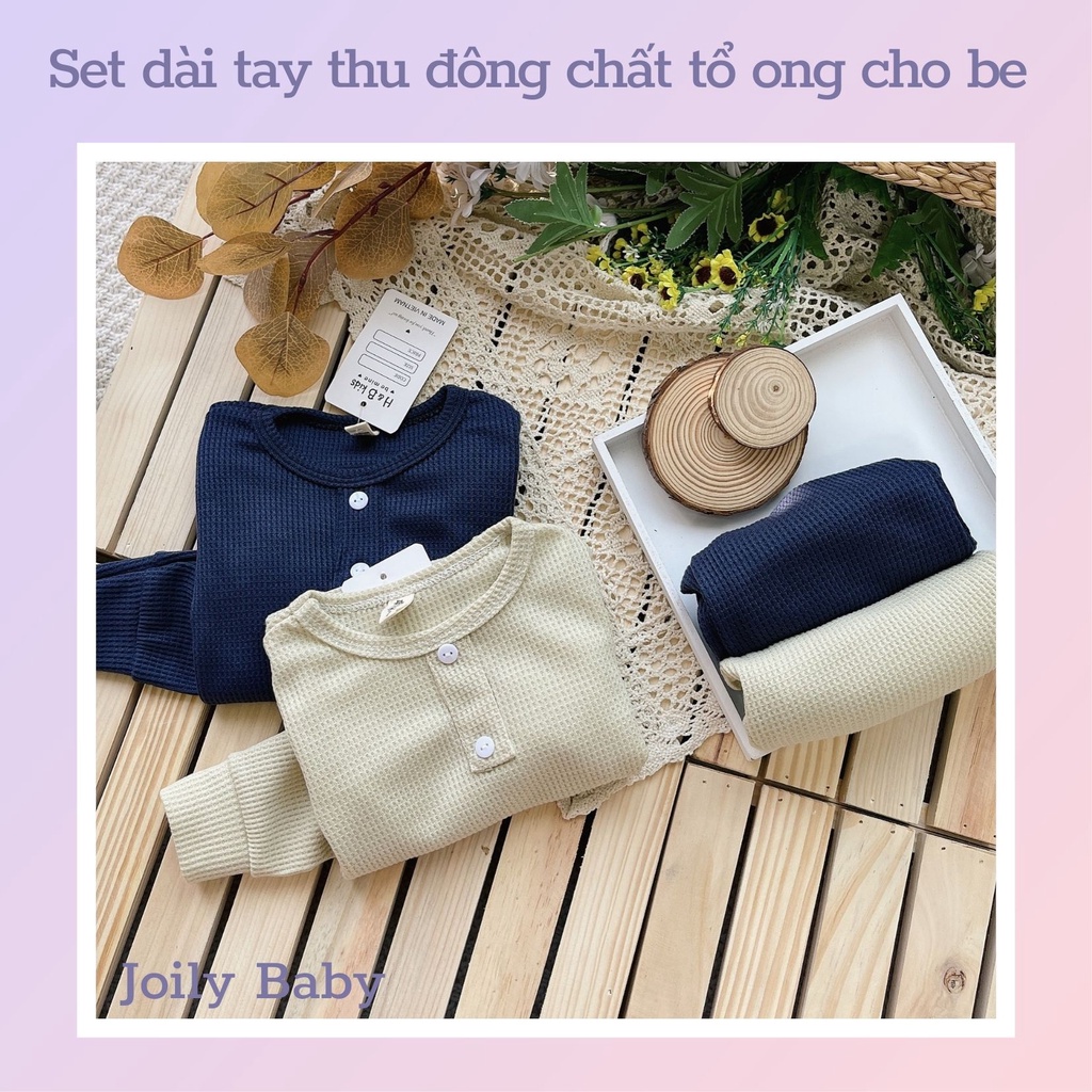 Set bộ thu đông dài tay chất tổ ong siêu đẹp, màu sang chảnh