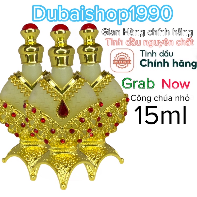 dubai Tinh Dầu Nước Hoa Dubai Công Chúa To Nhỏ 15ml và 35ml