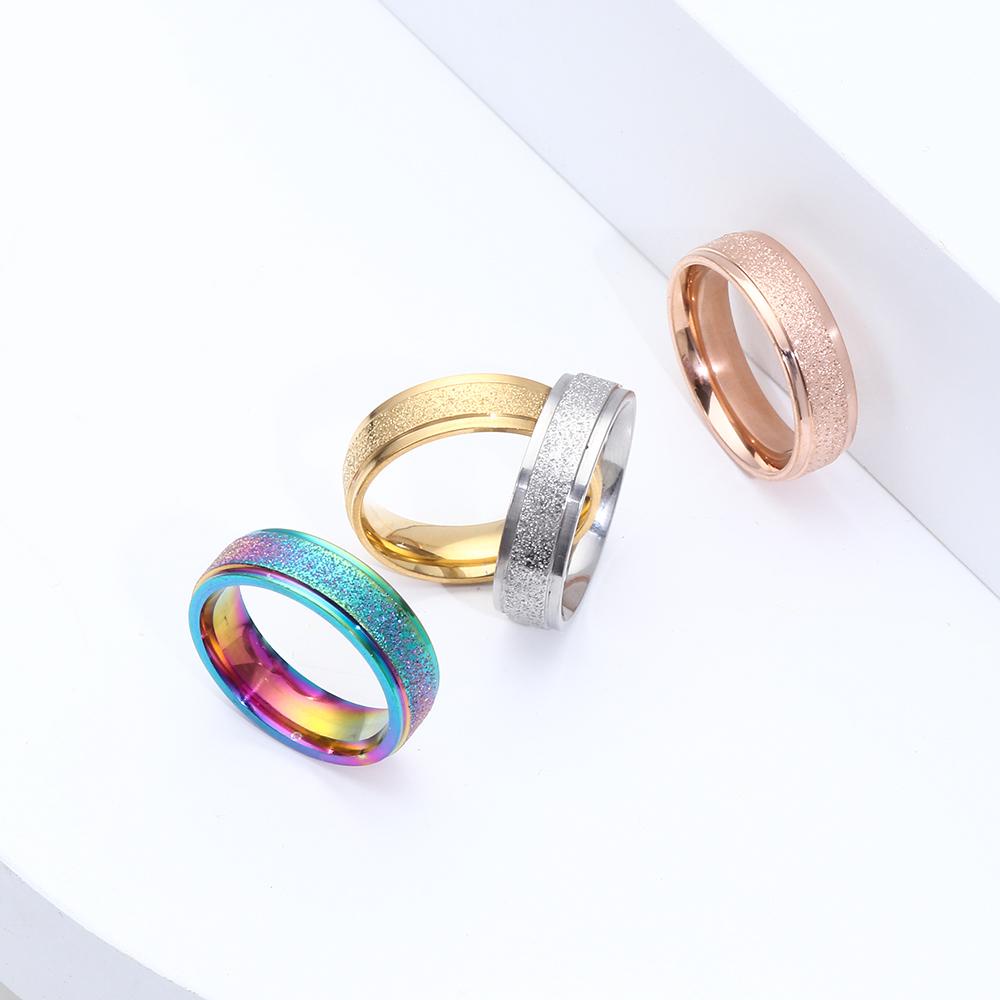 Vòng Xoay Ion Âm Frostaly Potassium|Nhẫn Thép Không Gỉ Màu Sắc Sáng Tạo