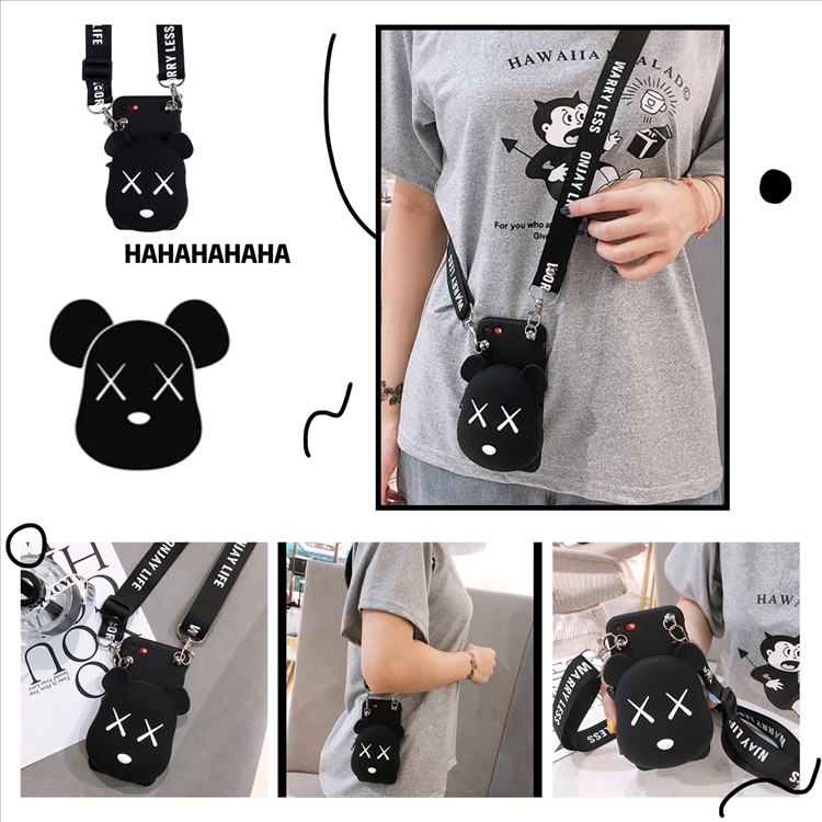 Fashion Kaws Túi Xách Nữ Ốp lưng Soft Phone Case Cho iPhone 6 6s 7 8 Plus X XR Xs Max