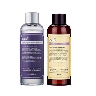Nước hoa hồng dưỡng ẩm, se khít lỗ chân lông dear klairs 2 dòng không mùi và có mùi 180ml toner dear klairs