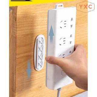 Bảng Điều Khiển Ổ Cắm Jumper Cắm Hình Bầu Dục Giá Đỡ Treo Tường Mạnh Mẽ Không Dấu Vết Hộ Gia Đình Chống Lỗ Treo Tường