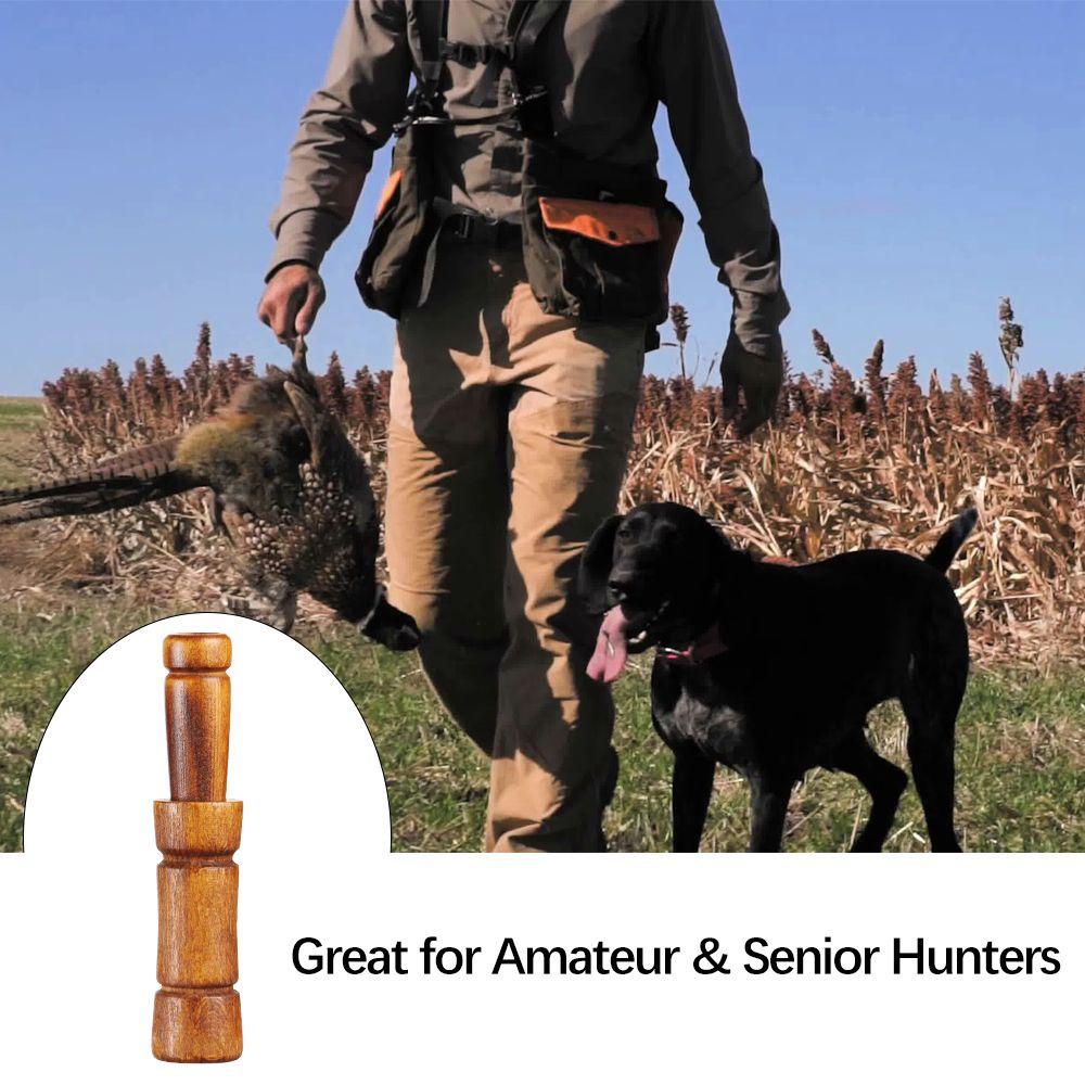 Còi Thổi Đi Săn Bằng Gỗ Hình Vịt