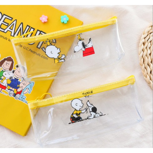 Hộp bút snoopy HB85 gấu trắng bắc cực  túi viết bóp viết dễ thương hộp bút nhựa