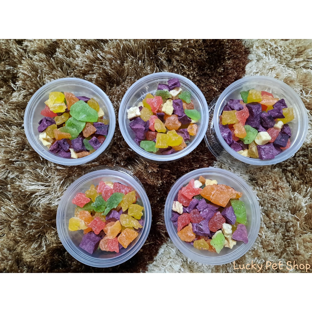 Salad trái cây sấy lạnh cho hamster