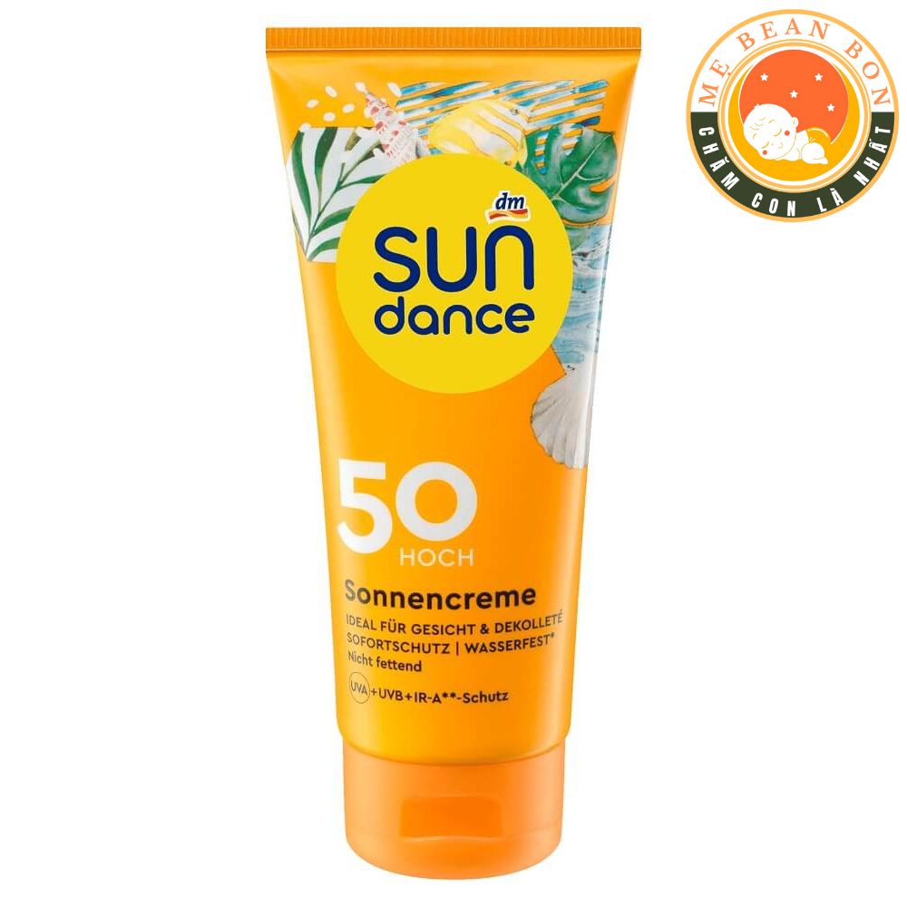 Kem Chống Nắng trẻ em sunDance Kids Của Đức Cho Bé từ sơ sinh trở lên có làn da nhạy cảm 50+ Tuýp 100ml
