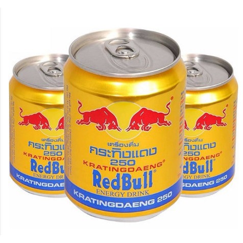 [Siêu Rẻ] Lốc 6 Lon Bò Cụng Redbull Hàng Thái Lan 250ml