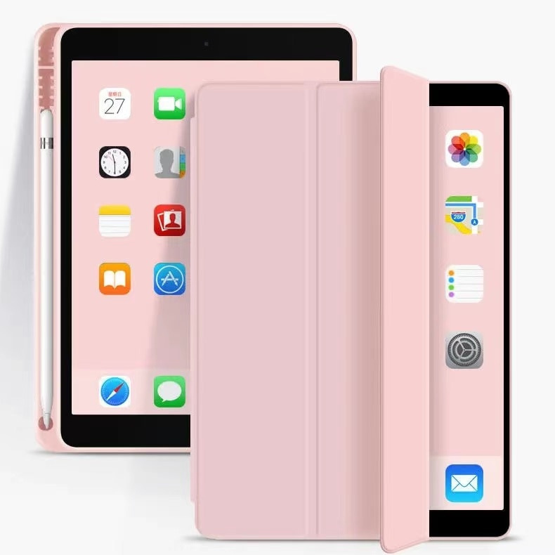 Bao Da Máy Tính Bảng Có Ngăn Đựng Bút Cho Ipad Pro 11 2021 Pro 11 2020 12.9 Air 4 10.9 7th 8th 10.2 Air 3 2 1 Mini 4 5 Giá Đỡ