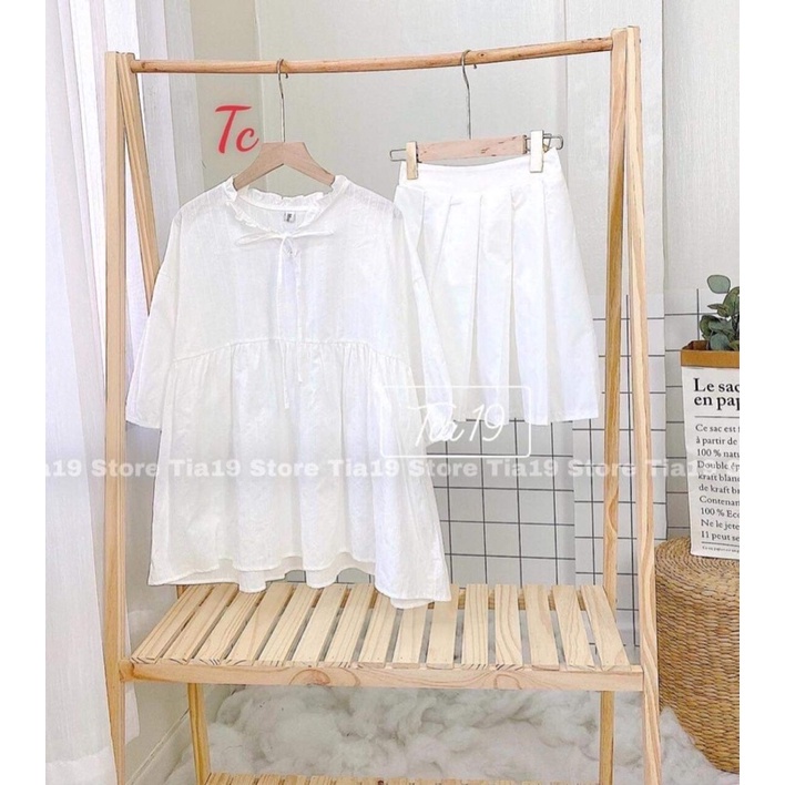 [QUÀ TẶNG, CỘT TÓC HOA CÚC] VÁY, ĐẦM XẾP LY TRẮNG XINH LUNG LINH KẾT HỢP NHIỀU PHONG CÁCH CHẤT ĐŨI MỀM MẠI MÁT MẺ HOT HÈ
