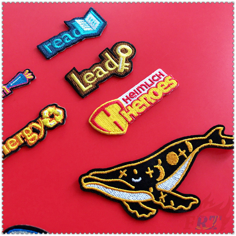 Miếng dán ủi quần áo nhiều màu sắc và phong cách khác nhau trang trí cho quần áo