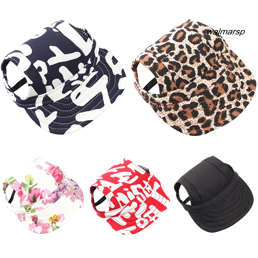 Mũ Lưỡi Trai Bằng Vải Canvas Thời Trang Mùa Hè Dễ Thương Cho Thú Cưng