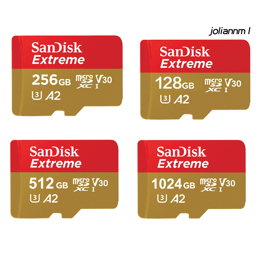 SANDISK Thẻ Nhớ 128gb 256gb 512gb 1tb Cho Máy Ảnh Mp4 / Mp3