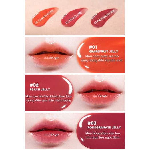 Son Tint Lì Ngọt Ngào Cho Đôi Môi Căng Mọng, Ẩm Mượt 16Brand Fruit-Chu Collagen Jelly Tint 4.1g | BigBuy360 - bigbuy360.vn
