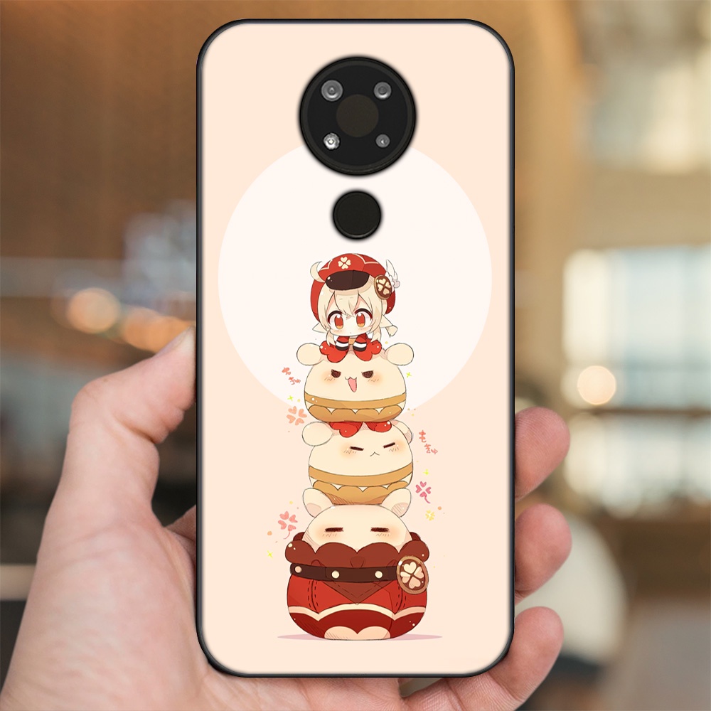 Ốp lưng Nokia 3.4 viền đen in hình Klee Genshin Impact