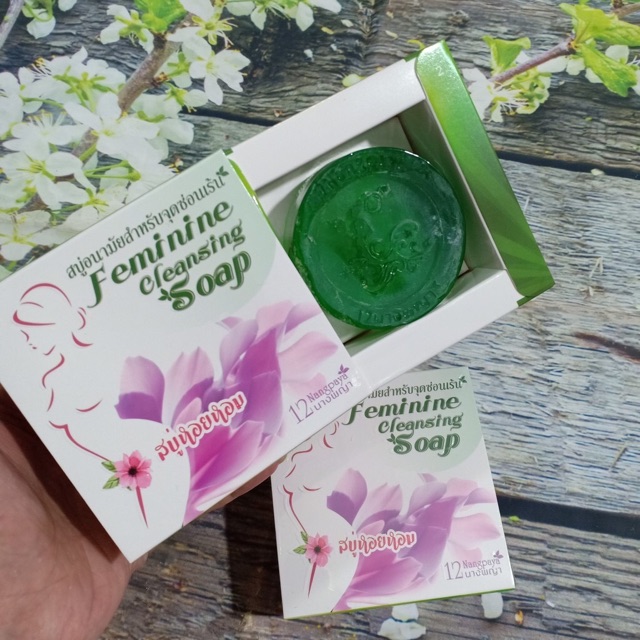 Soap/ Xà Phòng Feminine Thái Lan làm hồng khử mùi hôi vùng kín