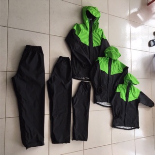 Bộ quần áo mưa Shop Rồng88 vải tráng mủ cao su xuất khẩu khuyến mại chào đông