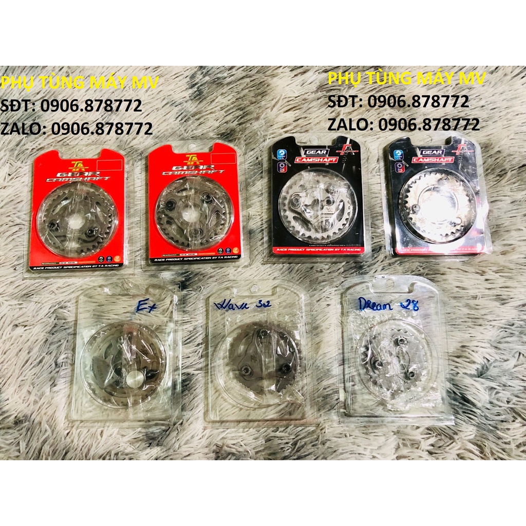 Bánh cam tăng chỉnh các dòng xe Dream/Wave/Wave S110/Ex135.150/Winner/Raider/Vario. Yêu Thích ❤️❤️❤️