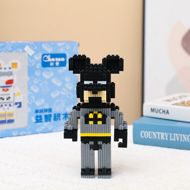 Bộ Đồ Chơi Lắp Ráp Hình Chú Gấu Dễ Thương Cho Bé