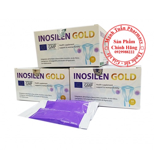INOSILEN GOLD - Hỗ trợ chất lượng buồng trứng 30gói/hộp