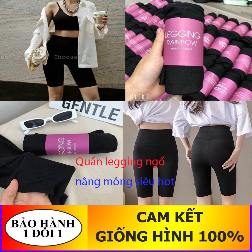 Quần legging ngố nâng mông siêu hot siêu đẹp 2021 HARI0321