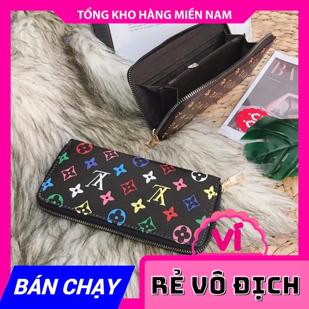 VÍ DA IN LOGO CHUẨN QC SIÊU ĐẸP ❤ẢNH THẬT❤ VÍ NỮ