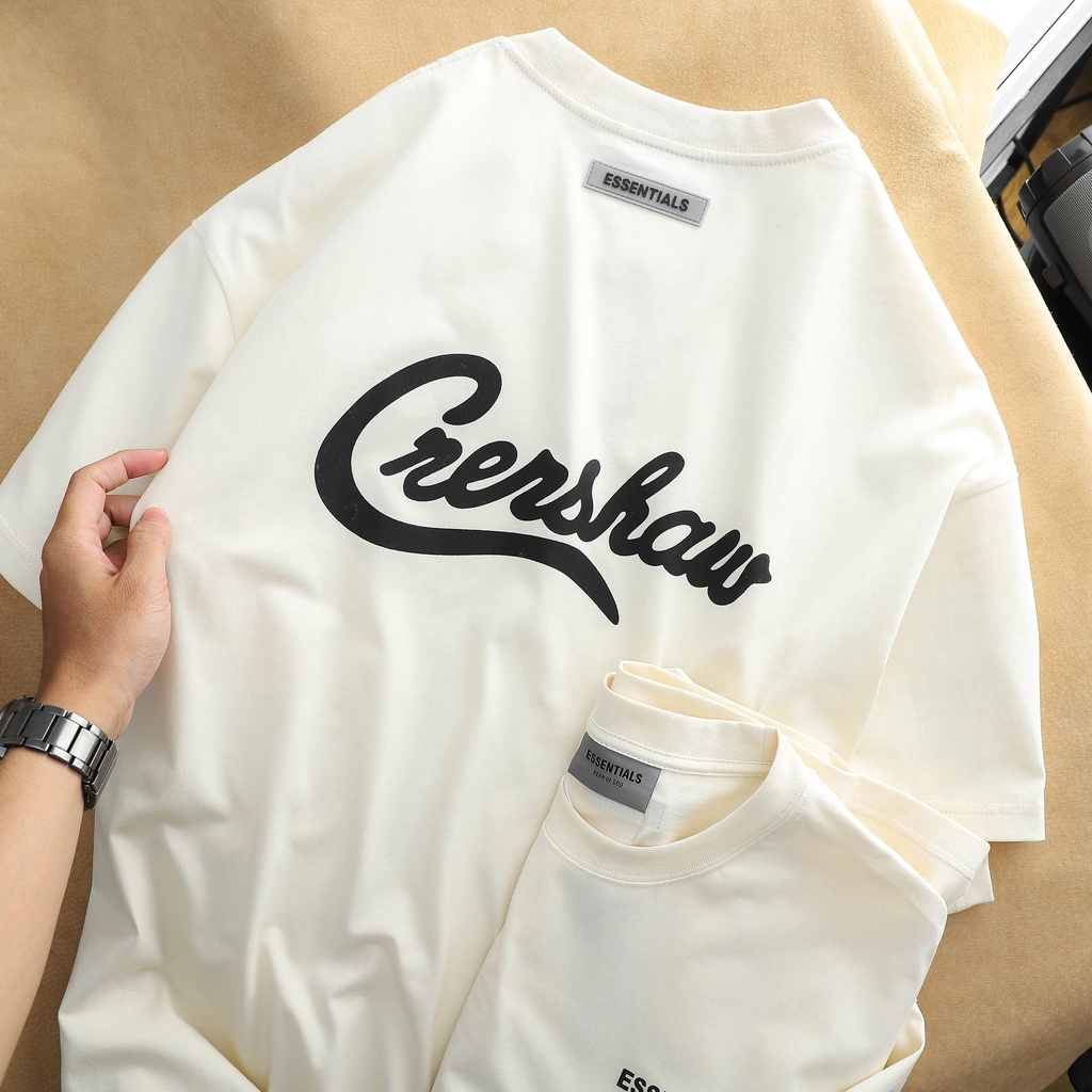 Áo thun thời trang tay lỡ unisex, chất cotton 2 chiều dày dặn, form oversize ES2