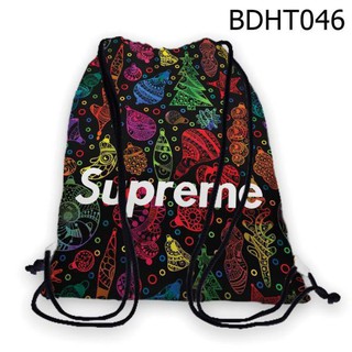 Balo Dây Rút, Túi Rút Họa tiết Supreme nền ốc biển - VBDHT046