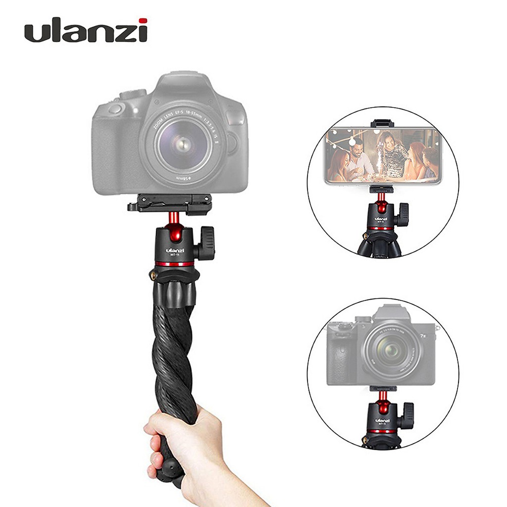 (CÓ SẴN) Chân bạch tuộc Ulanzi MT-11 hỗ trợ quay phim chụp ảnh cho vlog du lịch, làm clip youtube tiktok dễ dàng