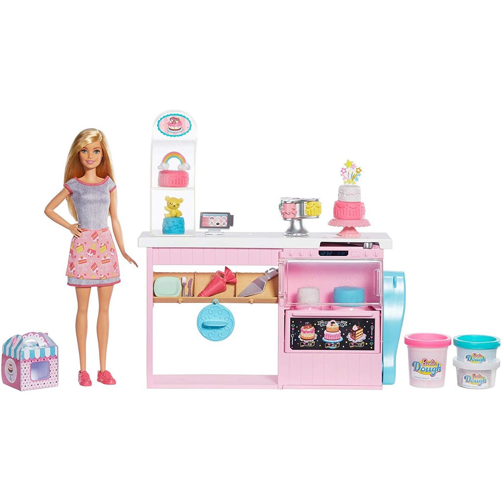 Búp bê Barbie và Cửa hàng bánh ngọt GFP59
