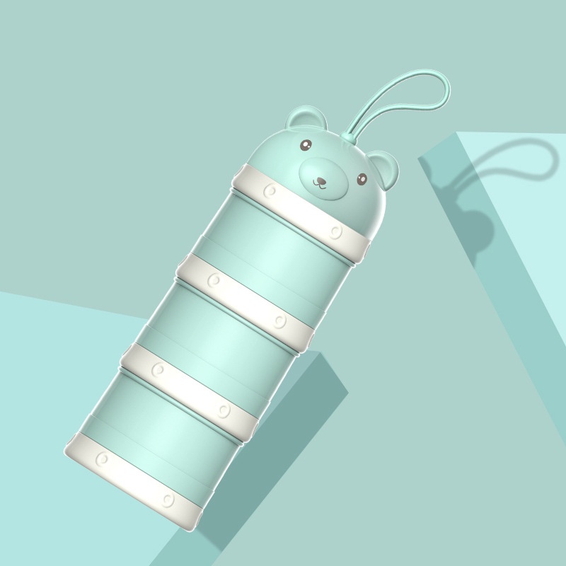 Hộp chia sữa cho bé, hộp chia thức ăn MISUTA 3 ngăn chất liệu cao cấp Hải Anh Family