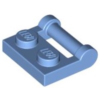 Gạch Lẻ Hàng Mới Tấm, được sửa đổi 1 x 2 với tay cầm thanh ở bên - Kết thúc đóng