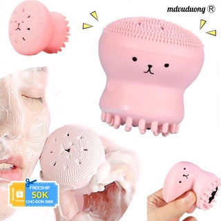 Bông rửa mặt bạch tuộc - Cọ rửa mặt bạch tuộc có hộp