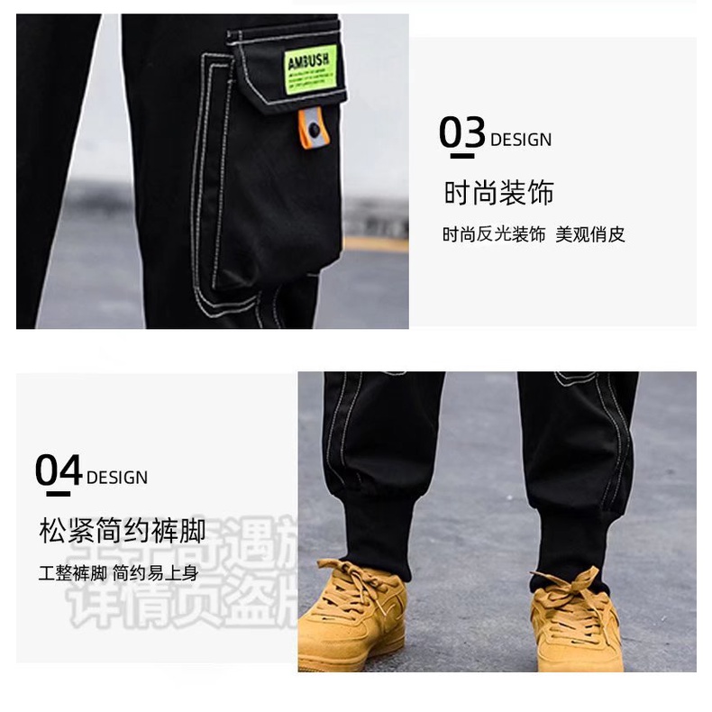 Quần Dài Dáng Rộng Chất Liệu Cotton Phong Cách Retro Nhật Bản Thời Trang Cho Bé Trai
