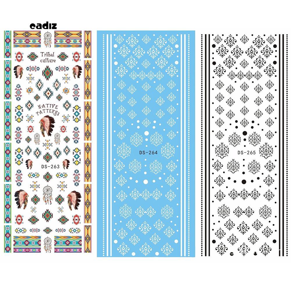 Tấm hình dán trang trí móng tay nghệ thuật xinh xắn