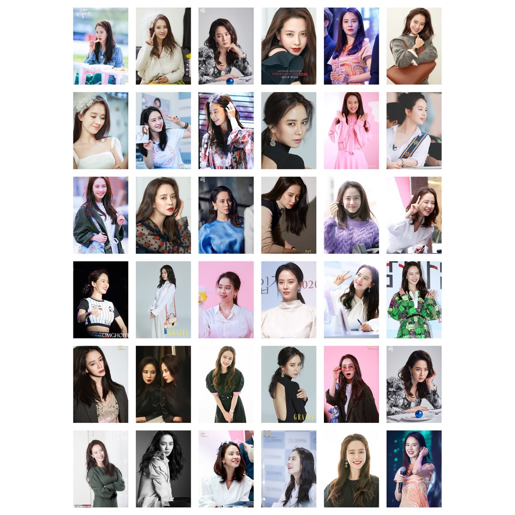 Lomo card 36 ảnh mợ ngố Song Ji Hyo